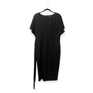 Jasambac Black Midi Dress